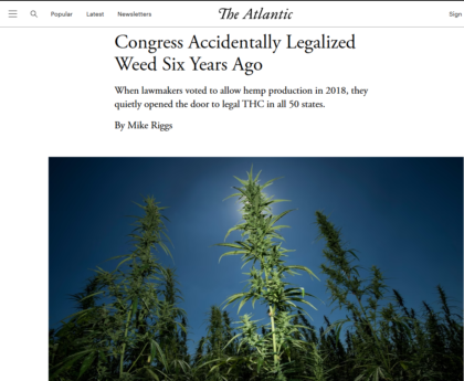 Congress Accidently Legalizes Cannabis THCA4HEAP.COM